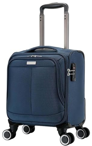 GOTYKE Laptop rullväska bärbar dator Spinner för upp till bärbara datorer hjul laptopfodral med tygväska stil idealisk kabinväska, b, 42*23*46CM
