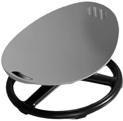 Baoblaze Chaise Pivotante Enfant Tabouret Rotatif Siège Enfant Fauteuil Sensoriel Jouet Entraînement Équilibre Matériaux Antidérapants Adapté Activités Ludique, Gris