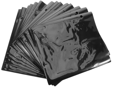 HINTRMENT Carpeta de Música Portátil de 20 Piezas con Fundas Impermeables de Pvc y Diseño de 2 Agujeros para Partituras en Ensayos y Presentaciones