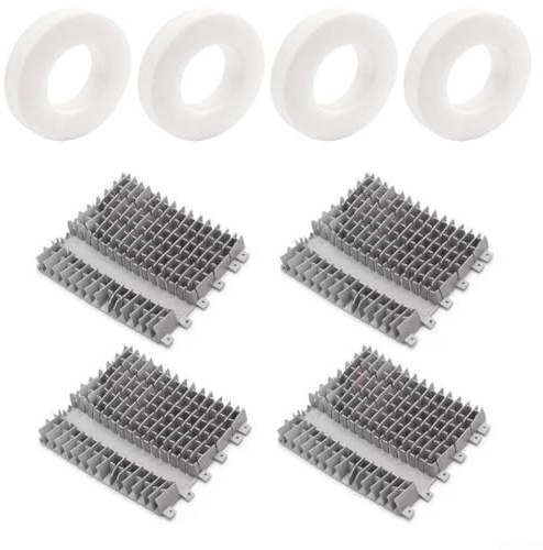 Poolrengörare klätterborste och ringar set, kompatibel med för delfin för triton Plus DX5 Plus M400, delar 6101656-R4 6101611-R4(8st)