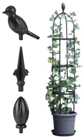Tutor obelisco para plantas trepadoras Soporte Para Flores Resistente Al