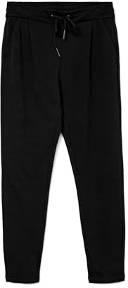 VERO MODA Eva Mid Rise Drawstring Byxor, svart, XL / 30L