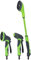 Kinzo 3-teiliges Sprühkopf-Set Gartenschlauch - Sprühpistole, Spritzpistole und ausziehbarer Sprühkopf 15 - 8 Sprühstufen - Gartenschlauchanschluss - Grün/Schwarz