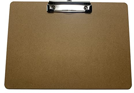 Janrax Klemmbrett aus Holz, A4