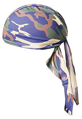 Foulard Bandana de Cyclisme Sport Camouflage Bonnet sous Casque de Vélo Anti-Soleil/UV Bandana de Pirate Hip-Hop Séchage Rapide Calotte de Moto Respirant Tête de Protection pour Homme Femme