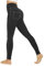 G4Free Leggings für Frauen Hohe Taille Stretchy Jeggings mit Taschen Bauchweg Jeans Look Leggings, Schwarz 1, X-Groß