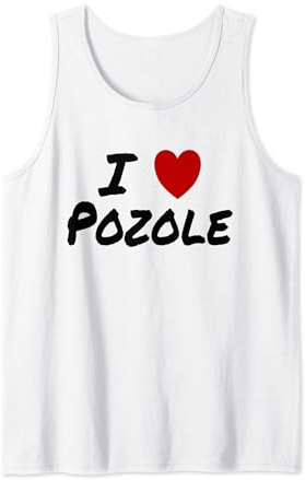 I Heart (Amore) Pozole zuppa messicana stufato pollo maiale Canotta