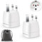 Reiseadapter UK Adapter England Deutschland Stecker, 2 Pack UK Steckdosenadapter Reisestecker Typ g Stromadapter für EU zu England Schottland Reise Steckdose DVD CD Play mit Irland Dubai Maldives