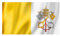 Vatikanische Flagge, 90 cm x 150 cm, große Flagge mit Mastschlaufe und Kordeln zum Befestigen, leichte Flagge für Sport, Fußball, Veranstaltungen, Gebäude, (Vatikan)