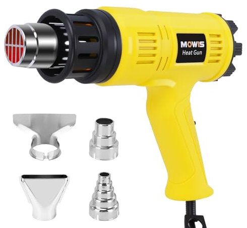 Pistola termica da 2000 W, 60 ℃ - 650 ℃, per riscaldamento, restringimento del PVC, decapaggio di vernice