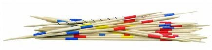 cavernedesjouets Jeu de Societe geant - Mikado 50 cm de Long en Bois - Set Jeu XXL Enfant avec 1 Carte Offerte - Jeu Famille - Adulte