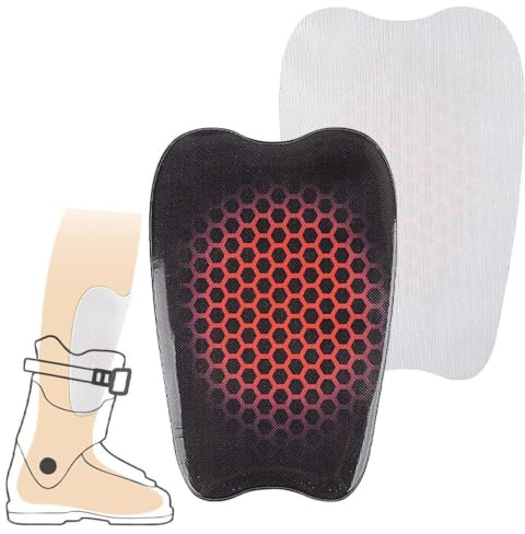 Skidåknings Gel Skenbensskydd Tight Passform Stötdämpande Innerskoinlägg | Skid Skenbens Skyddande Stoppningsdyna För Nybörjare Barn Och Tonåringar Vuxna Entusiaster Träning Och Övn
