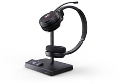 Yealink DECT Headset WH62 Dual UC, Schwarz