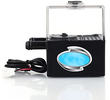 Ejoyous Pompa di Raffreddamento Ad Acqua per PC, Pompa dell'Acqua CPU per PC di Raffreddamento del Serbatoio dell'Acqua per PC Serbatoio di Raffreddamento del Liquido