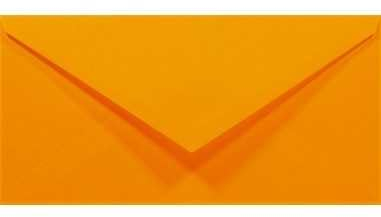 Netuno 50 Briefumschläge Pastell-Orange DIN lang 110x220 mm 80g Rainbow bunte Umschläge lang für Hochzeit Geburtstag Taufe Weihnachten Einladungskarten Einladungsumschläge envelope orange