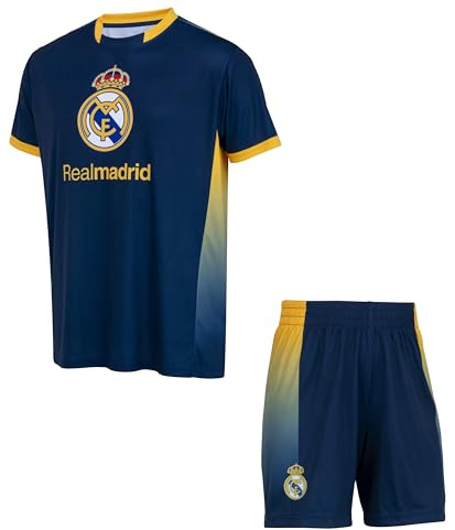 Real Madrid Ensemble Football Maillot Short Real Enfant garçon - Collection Officielle 8 Ans