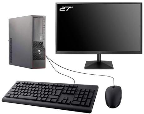 PC Fujitsu E700 E90+ SFF Ecran 27 Intel I7-2600 RAM 8Go SSD 4To WiFi W11 (Reconditionné)