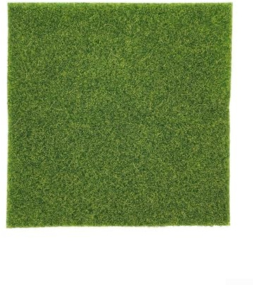 FACAIIO Tapis de gazon artificiel pour bricolage paysage et décoration d'intérieur, gazon artificiel vert - 50 x 100 cm, tissu non tissé et plastique