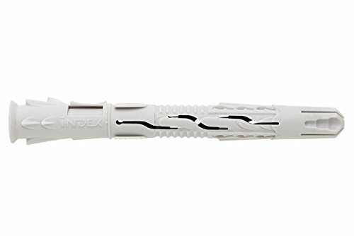 INDEX A PERFECT FIXING - TNUX10080 [T-NUX] Taco de nylon universal de alto rendimiento, Multimaterial, Homologado, Medida: 10 x 80, Caja de 50 unidades