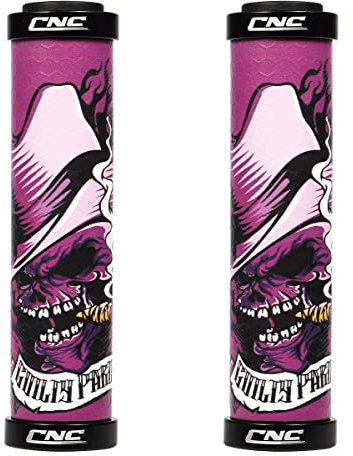 Chooee MTB - Puños de silicona para bicicleta de montaña, 3D, empuñaduras para manillar de bicicleta, color morado