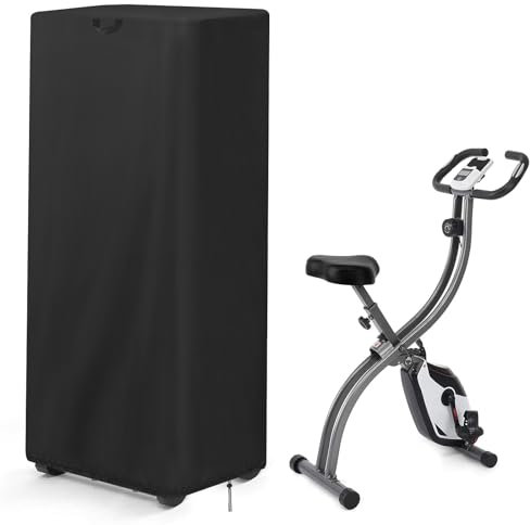 Hohong Housse de protection pliable pour vélo d'appartement - Tissu Oxford imperméable - 51 x 42 x 139 cm