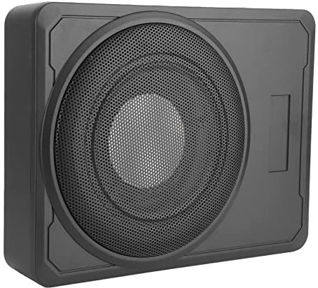 Subwoofer Alimentato Sotto il Sedile per Auto, Subwoofer Singolo per Auto 800 W 10 Pollici 12 V Amplificatore Sottile Custodia per Bassi Altoparlante Dispositivo Audio Sotto
