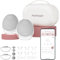 Momcozy Hands Free Breast Pump Mobile Flow | M9 Upgrade, Electric & App Control, Personalized Multi-Modes & 15 Levels, Wearable Pump Breastfeeding, 24mm (Cozy Gray, 2 Count)