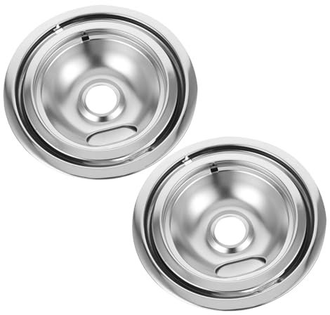 Milisten Set di Vaschetta -Grasso di Ricambio per Barbecue Elegante Copertura in Ferro per Bruciatore Elettrico