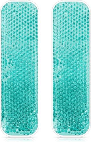Ghiaccio Gel Riutilizzabile Coppette Assorbilatte - Gel Caldo Freddo Riutilizzabile 2 Pcs para Paracapezzoli Allattamento, Cuscino Refrigerante para Recuperación Posparto, Embarazo, Lattanza, Lesioni