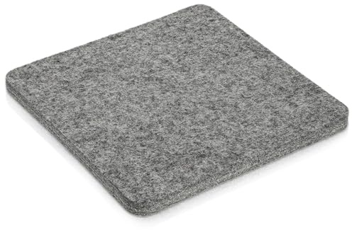 Aeaocvo Almohadilla de fieltro de aguja, almohadilla de esponja gris, almohadillas de fieltro de aguja de 8 x 8 pulgadas para cualquier suministro de fieltro de lana