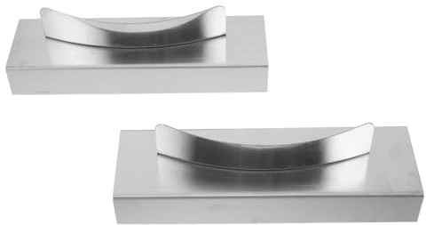 FIXOSHEE Protezione per Fornelli da Cucina Commerciale in Acciaio Inox Resistente al Calore, Griglia Antiscivolo Ignifuga 2 Pezzi, Supporto per Stufa Ristorante e Hotel, Facile da Pulire