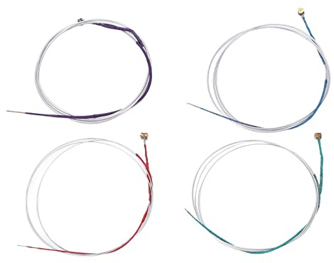 CFTGIW Juego de Cuerdas de Viola de 4 Piezas, Repuesto de Cuerdas de Viola de Metal 4/, Accesorios para Instrumentos Musicales Respectivamente Are Gre Juego de de ViolaCuerdas de /4Cuerdas de de