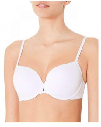 Infiore Reggiseno a Balconcino con Ferretto Imbottito, 95% di Cotone Art. Dance 851 Colore Bianco tg.3