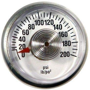 New Air Tool Parts PG18 Emglo Air Compressor Gauge 1-1/2 200psi 1/8 NPT Jenny