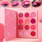 Afflano Rosa Lidschatten-Palette Make-up, Hochpigmentierte Lila Pfirsich Rosa Lidschatten Palette Blendable Matte Shimmer Shades Kleine Süße Violet Eye Make-up für Mädchen Frauen