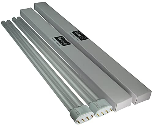 DuraBulb Paquete de 2 bombillas de repuesto UV (ultravioleta) de 55 W para filtros y clarificadores UVC de estanque