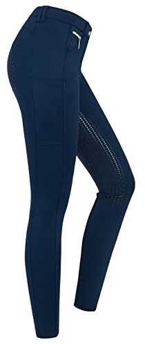 RIDERS CHOICE RidersDeal Collection - Pantaloni da equitazione invernali da donna in pile con inserti in silicone