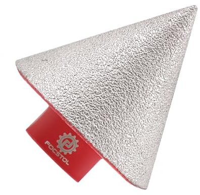Punte per Smusso Diamantata 48mm - FOCSTOL Fresa Diamantate per Allargare Modellare Rettifica e Smusso Rotondo Fori Esistenti nelle Piastrelle Porcellana Ceramica Granito Marmo M14 Filettature