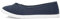 Lilley Pearl Womens Navy Slip On Canvas Shoe - Size 5 UK - Blue
