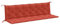 vidaXL Gartenbank-Auflagen 2 STK. Melange Rot 200x50x7 cm Stoff