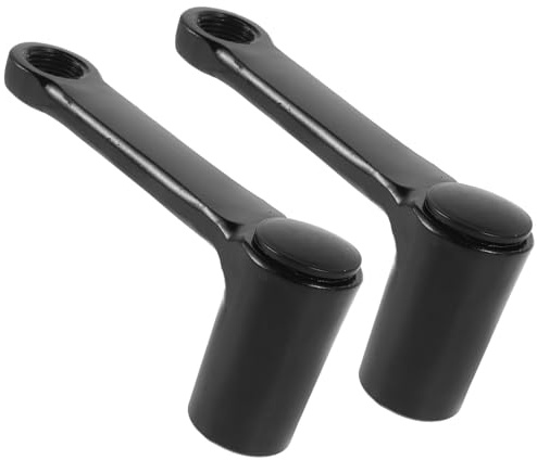 WHAMVOX Brazo de Manivela para Bicicleta de Montaña 89mm de Aleación de Aluminio, Juego de 2 Piezas Compatibles para Ciclismo, Repuesto Desmontable y Ligero para Accesorios Bici Montaña