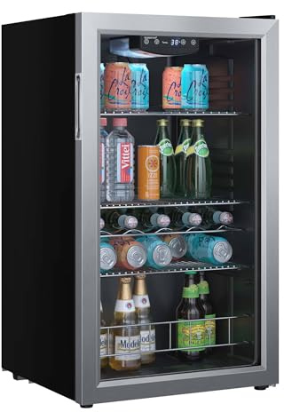 EdgeStar BWC121SS 19 Inch Wide 105 Can Capacity Extreme Cool Beverage Center