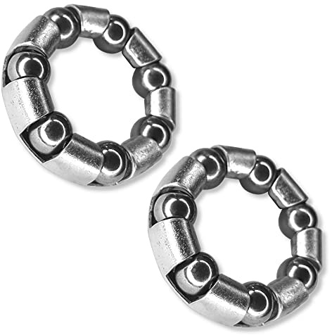 Cyclingcolors - 2 cuscinetti a sfera Pedalier, 7 sfere, 6,35 mm, trasmissione per bicicletta, MTB, città, vintage, BMX