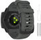 MoKo Armband Kompatibel mit Garmin Instinct/Instinct Solar/Tactical/Instinct 2 GPS-Smartwatch, Weiches Silikon Uhrenarmband Sport Ersatzarmband Wechselarmband, Graphite Grau