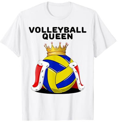 Volleyball Queen, Maglietta da Donna per Beach Volley Maglietta