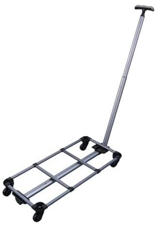 Amagogo Mochila Trolley Pet Trolley 4 ruedas Carro de equipaje de aluminio con ruedas Viajes Viajes para cajas de viajes al aire libre Niños