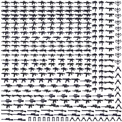 ControlCraze Set di 300 mattoncini per armi militari fai da te con scatola per armi CT25