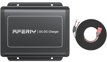 AFERIY DC060 600W Alternator Charger, Fast DC to DC 12V/24V to 48V, 6X Faster Charging for Portable Power Station, Compatible with 95% Solar Generators, for RV, SUV, Camping