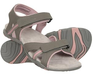 Mountain Warehouse Oia Sandals des Femmes d'Oia - Chaussures légères d'été, bascules Flexibles, amortissant la Mousse, Attache de Crochet et Boucle - pour Le Ressort Marchant Rose 38