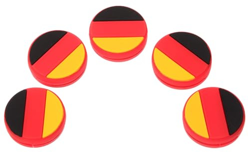 ABOOFAN 5 pièces Amortisseurs Silicone pour Raquettes de Tennis Absorbeurs de Vibrations Légers et Décoratifs de Choc pour Joueurs